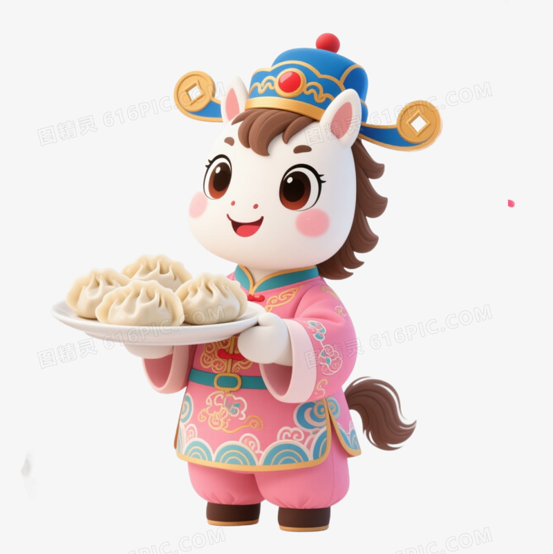 2026马年小马IP形象免扣元素