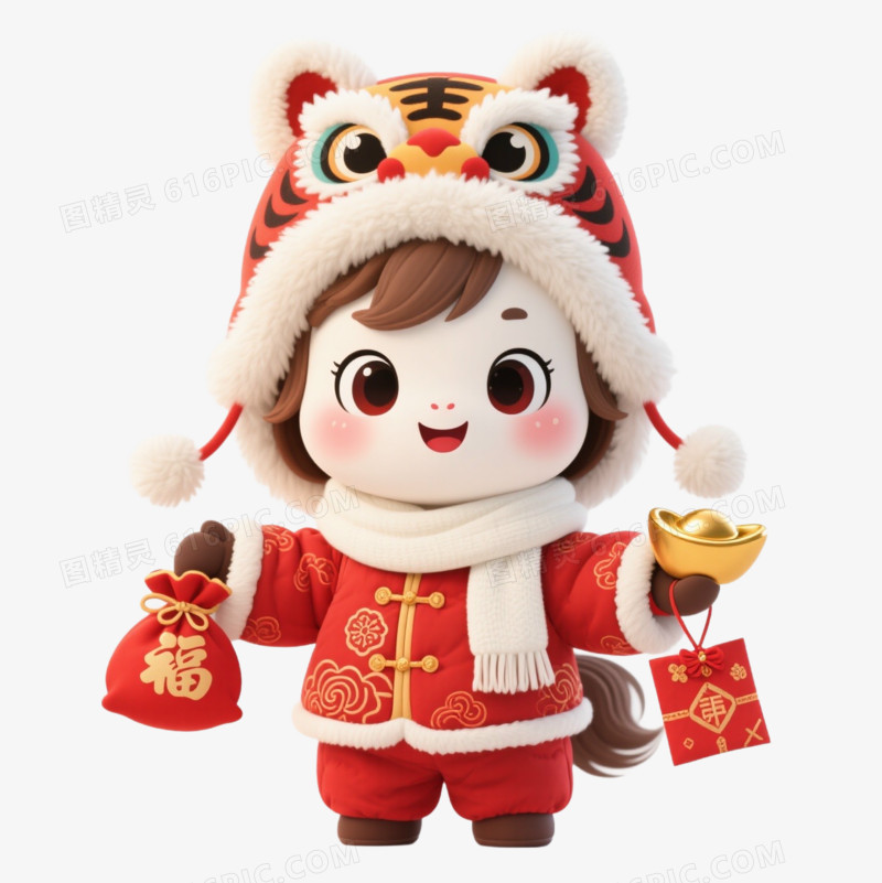 2026马年IP形象免扣元素