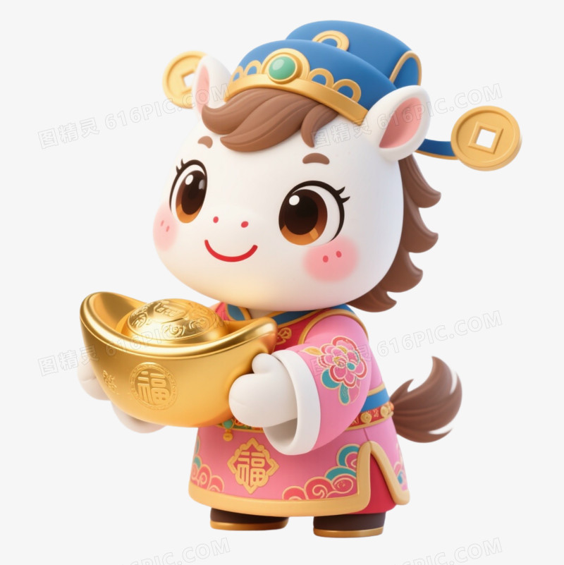 2026马年IP形象免扣元素