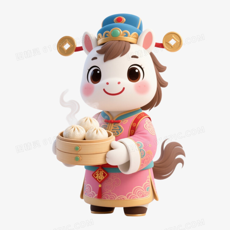 2026马年小马IP形象免扣元素