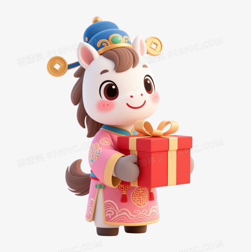 2026马年IP形象免扣元素