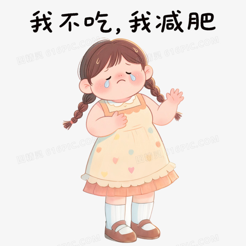 卡通肥胖人物免抠元素