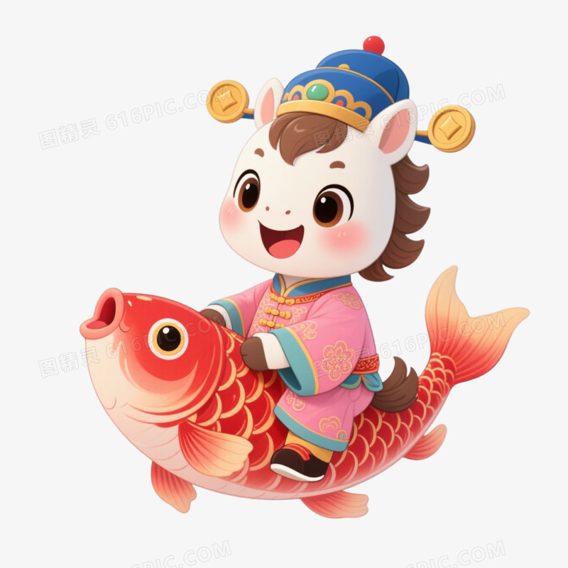 2026马年小马IP形象免扣元素