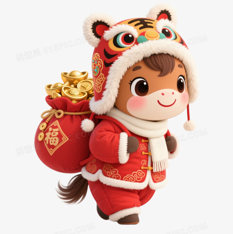 2026马年小马IP形象免扣元素
