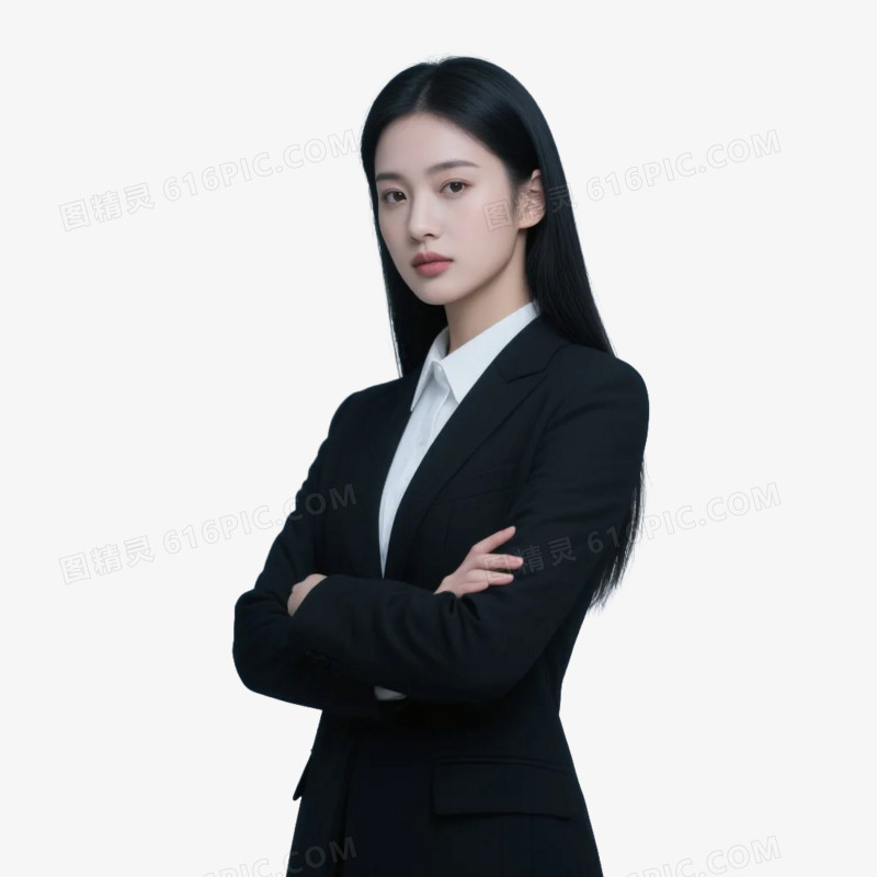 真人AI实物职业形象工作照职业照免抠元素