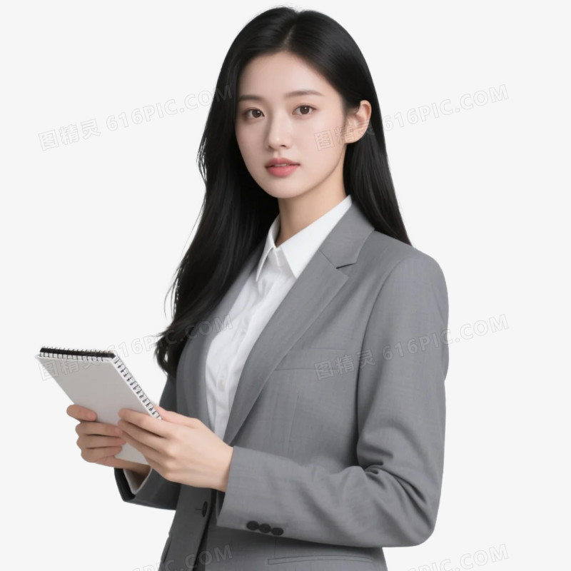 真人AI实物职业形象工作照职业照免抠元素