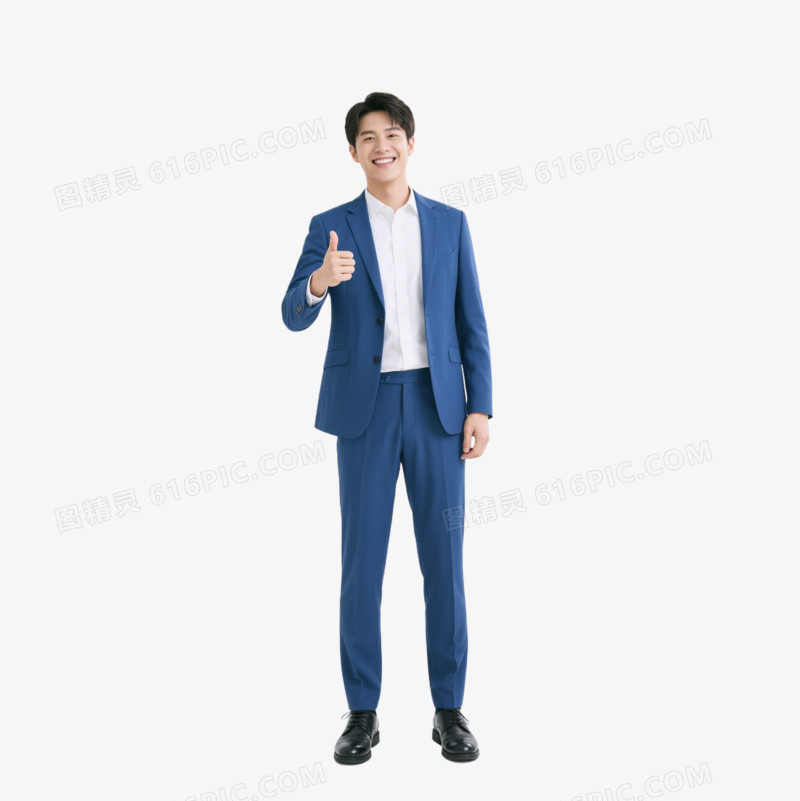 摄影点赞的男职员免抠元素