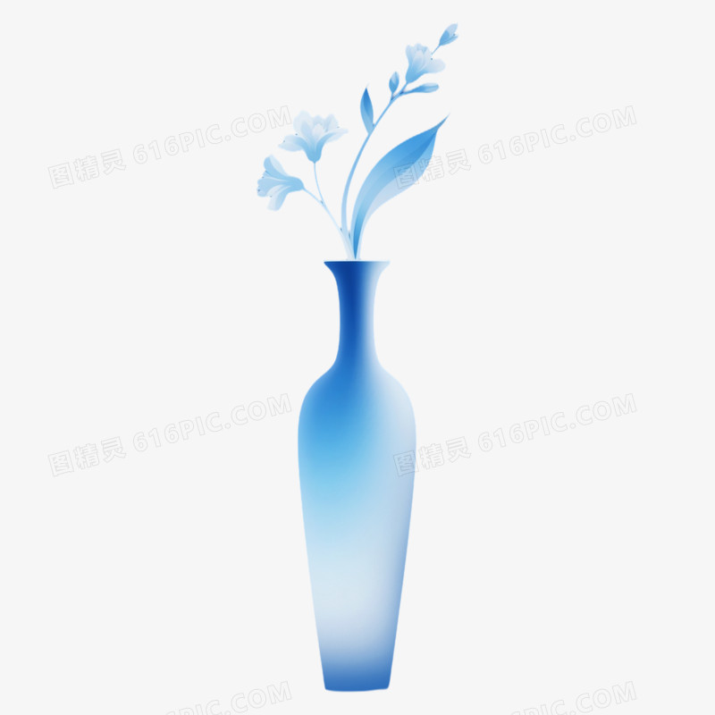 新中式花工笔画免抠元素