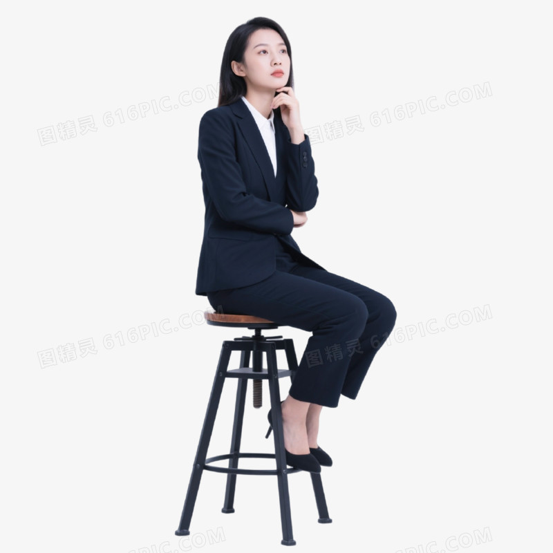 摄影写实风格职员形象免抠元素