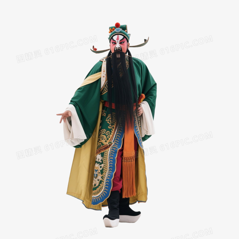 摄影实拍京剧人物免抠元素