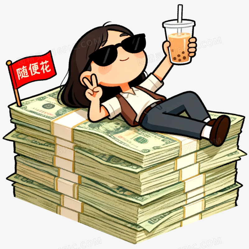 手绘插画搞笑表情包免抠元素