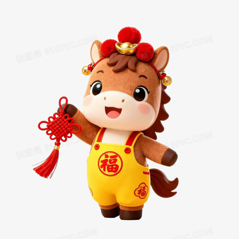 马年IP形象免扣元素