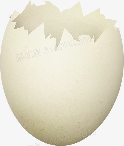 蛋壳免抠装饰素材