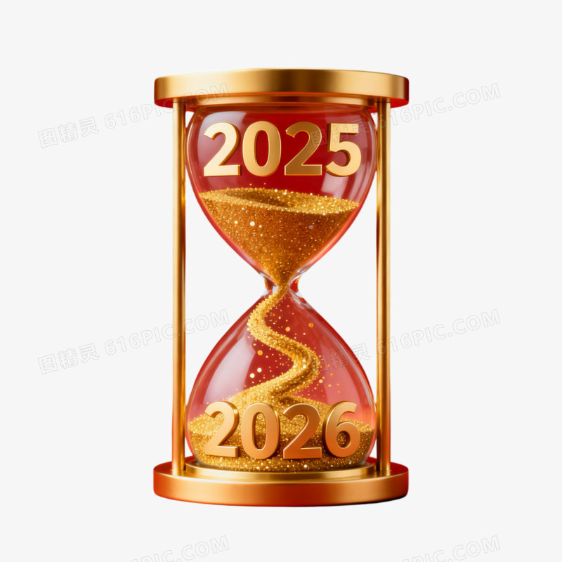 创意沙漏20252026免扣元素