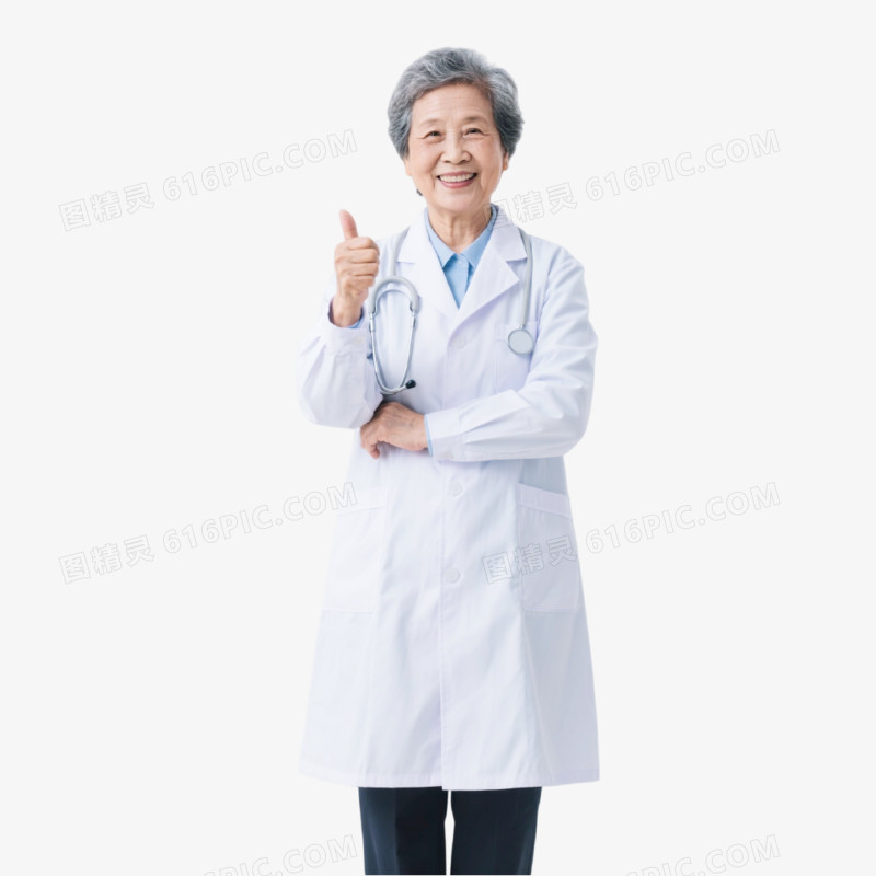 摄影风格医生形象免抠元素
