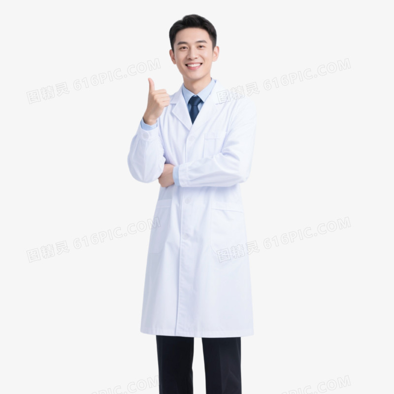 摄影风格医生形象免抠元素