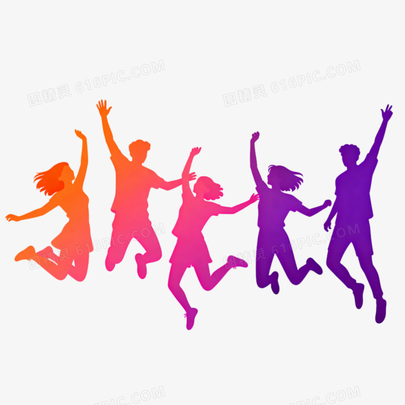 人物剪影免抠元素