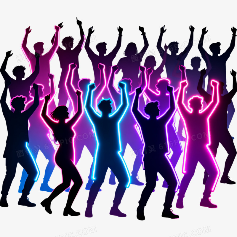 人物剪影免抠元素