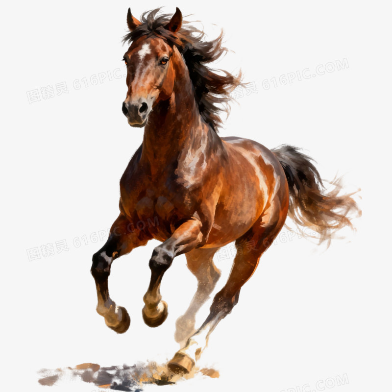 动物马形象免抠元素