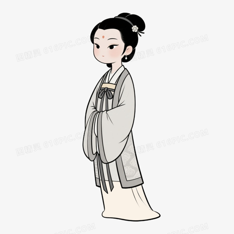 历史人物李清照免抠元素