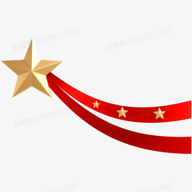 手绘插画党政免抠元素