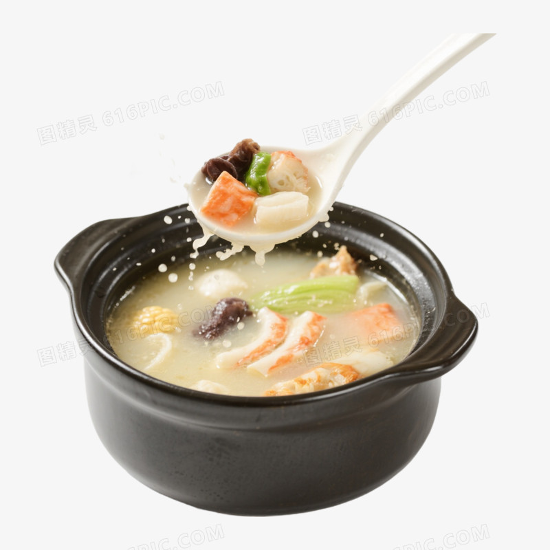 美食海报素材汤免抠元素
