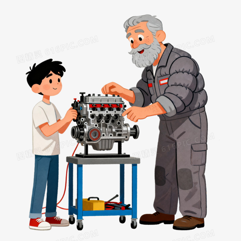 维修工人免抠元素