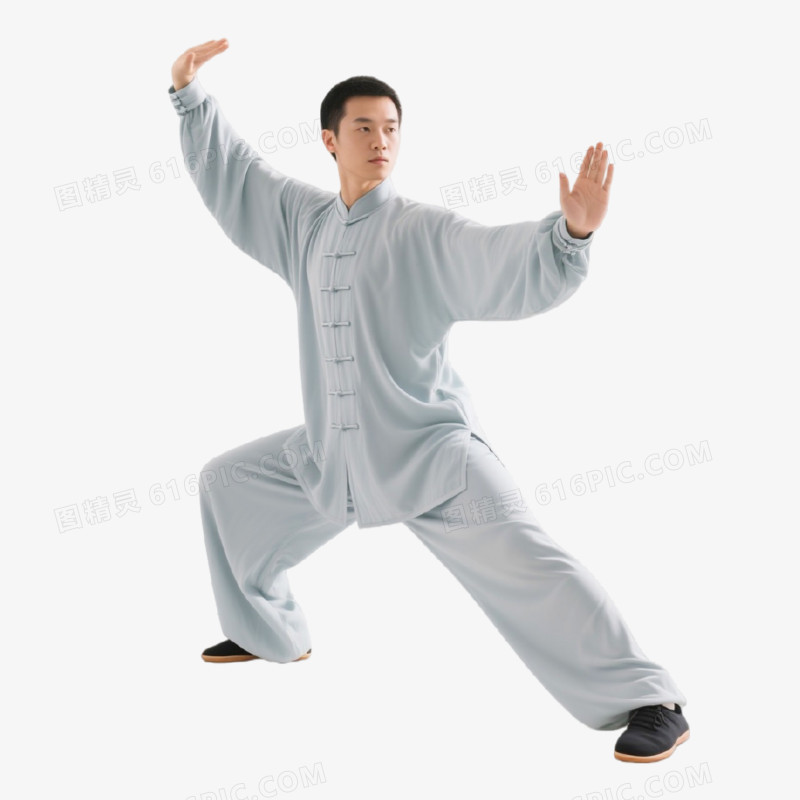 摄影风打太极免抠元素