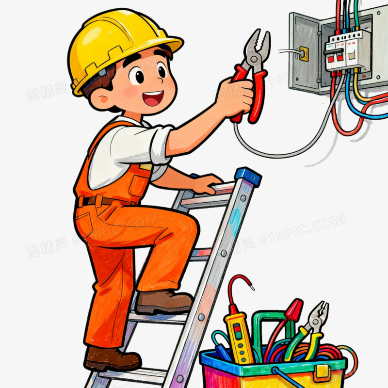 维修工人免抠元素