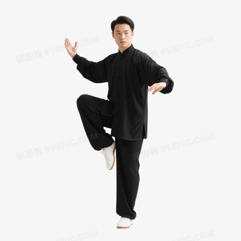 摄影风打太极免抠元素