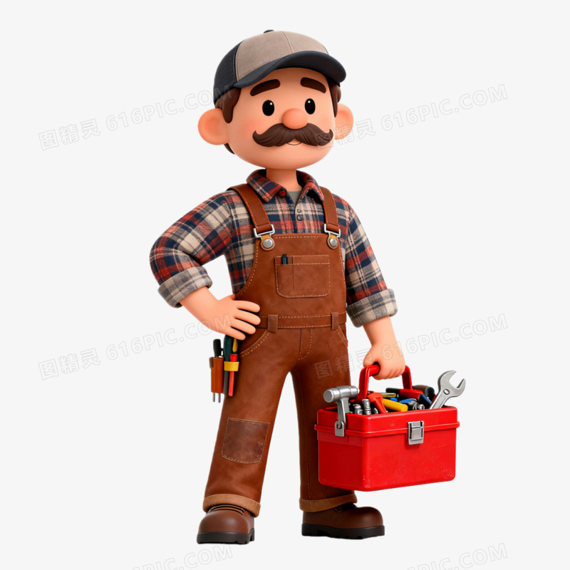 维修工人免抠元素