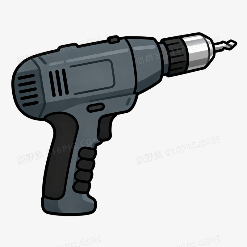 维修修理工具电钻免抠元素