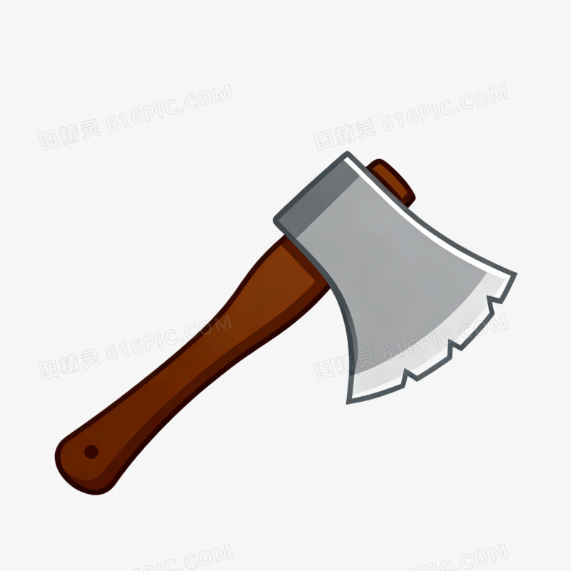 维修修理工具斧子免抠元素