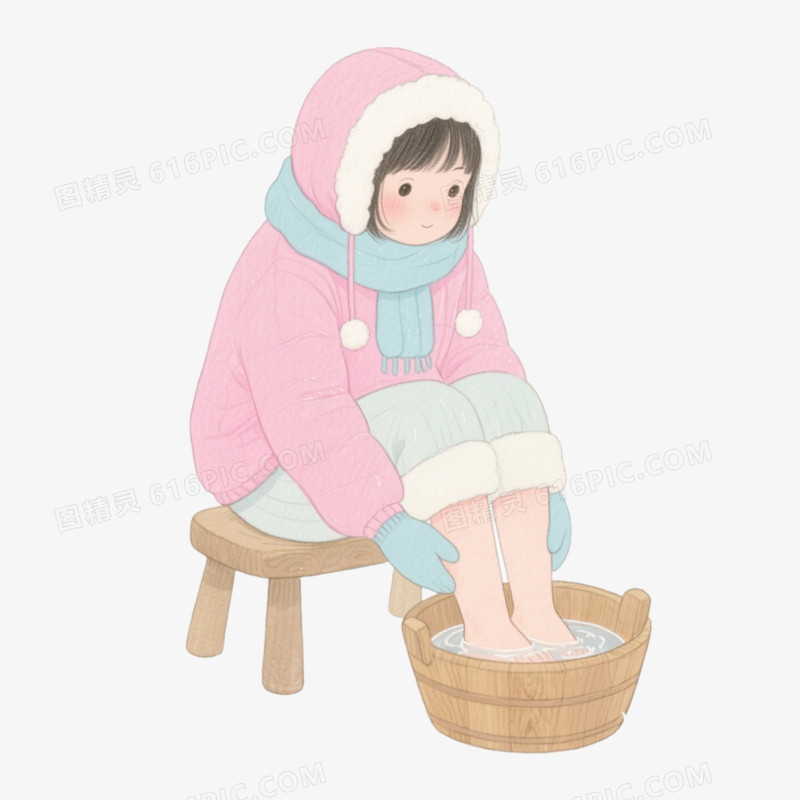 冬季养生免抠元素