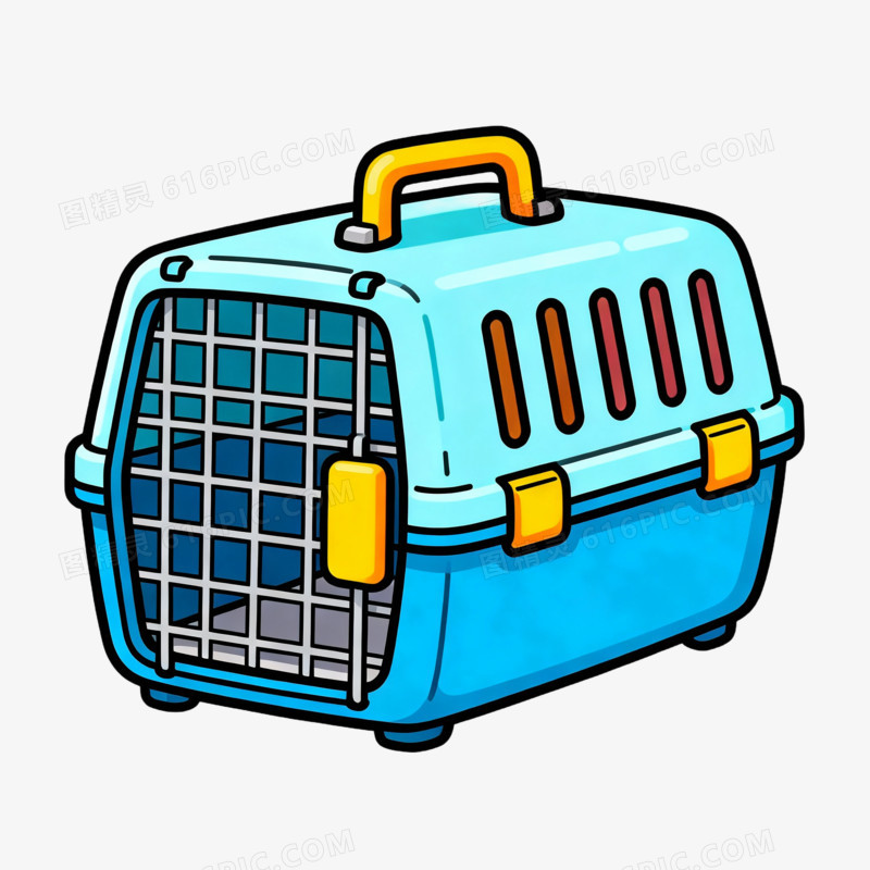 卡通手绘风格宠物工具免抠元素