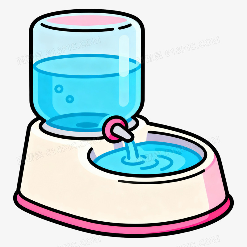 卡通手绘风格宠物工具免抠元素