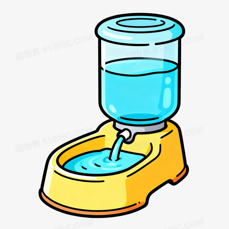 卡通手绘风格宠物工具免抠元素