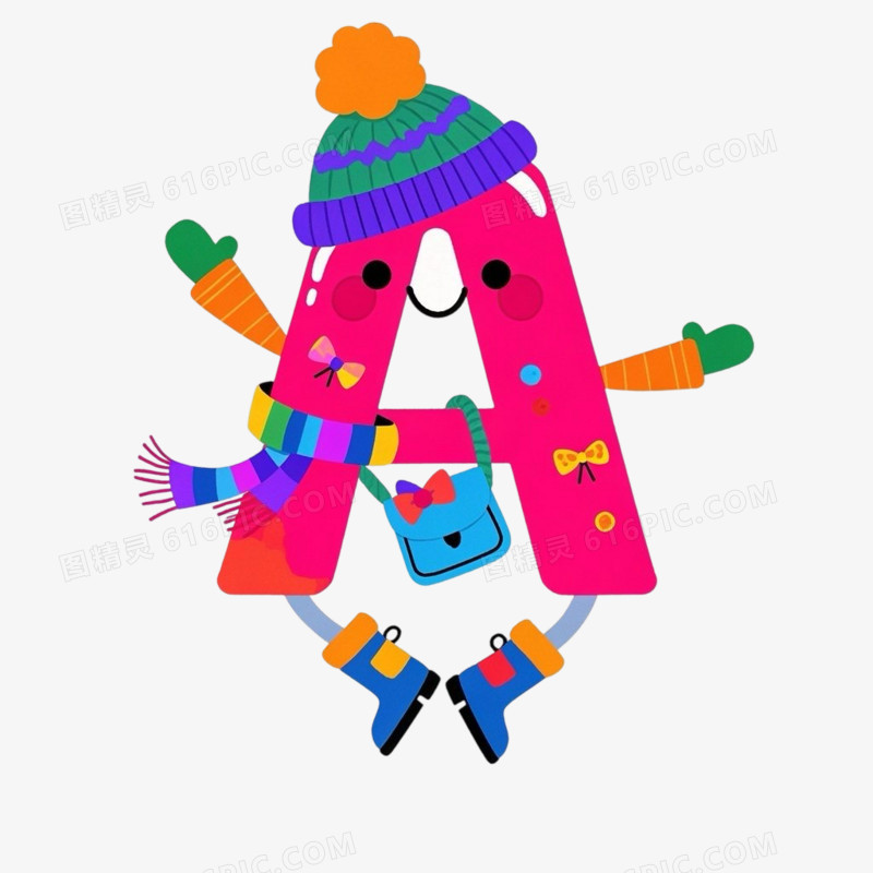 创意英文字母A设计艺术字