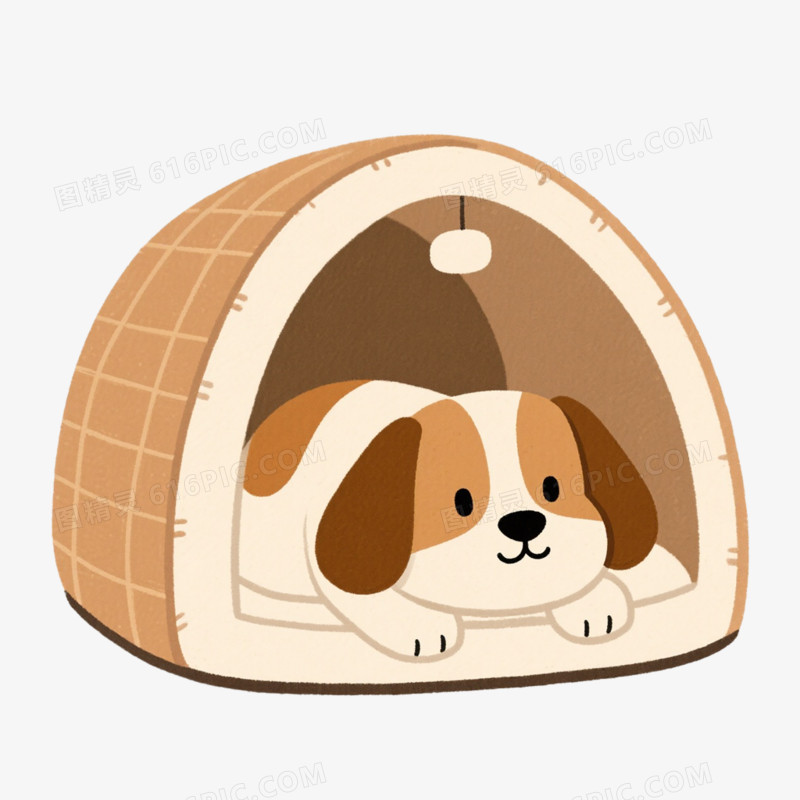 宠物用品狗窝免抠元素