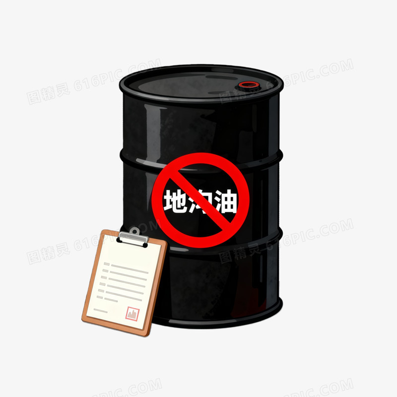 食品安全地沟油销毁ai免抠元素