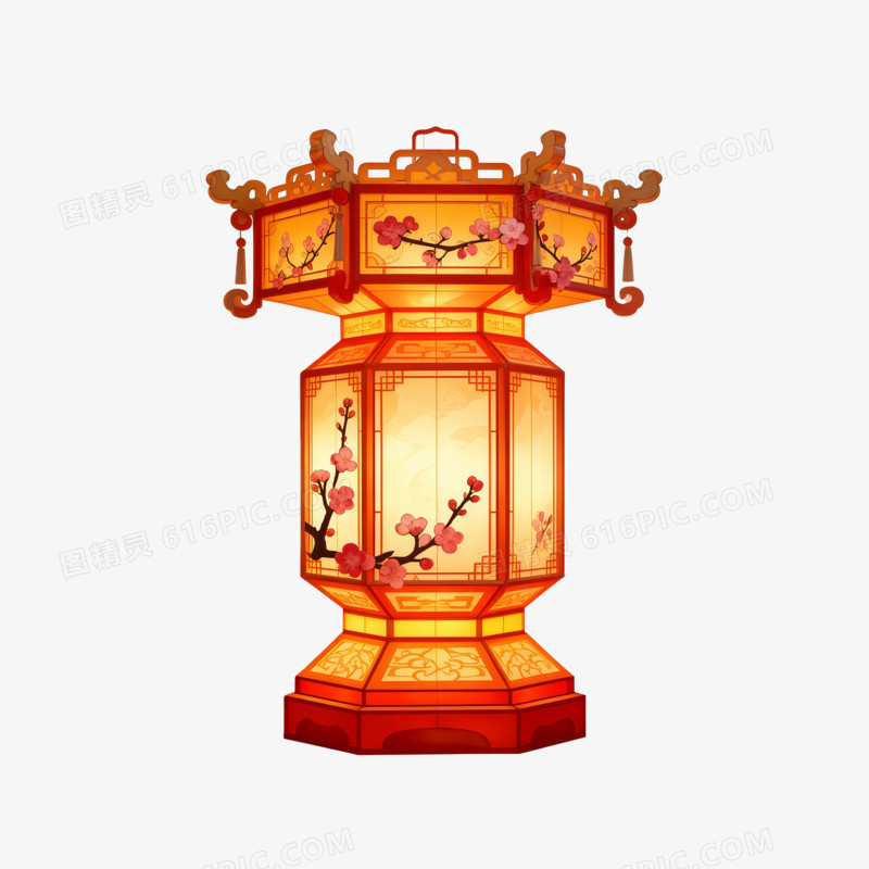 花灯灯笼ai免抠元素