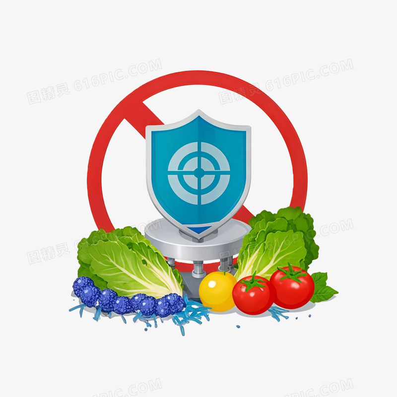 食品安全卫生检疫ai免抠元素
