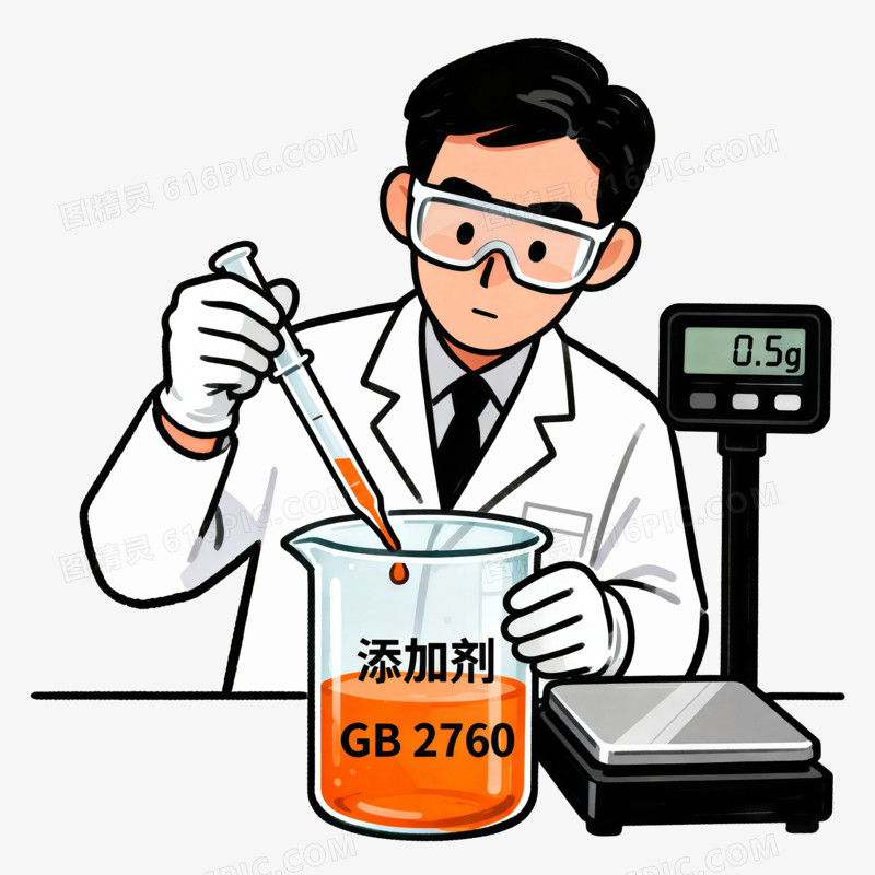 工作人员食品添加剂ai免抠元素