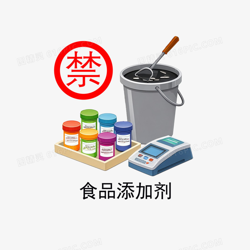 食品安全禁用食品添加剂ai免抠元素