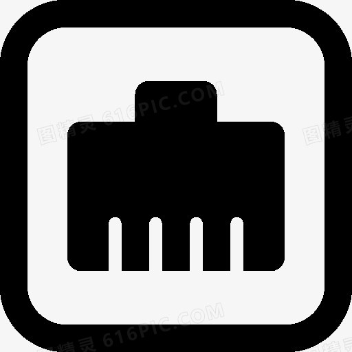 Computer Hardware Ethernet Off Icon