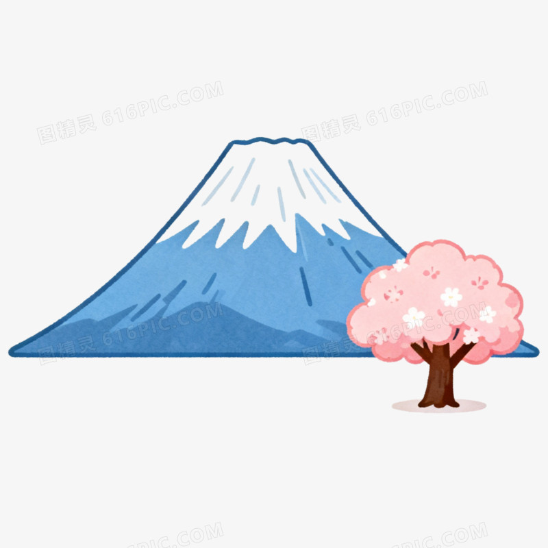 日本富士山免抠元素