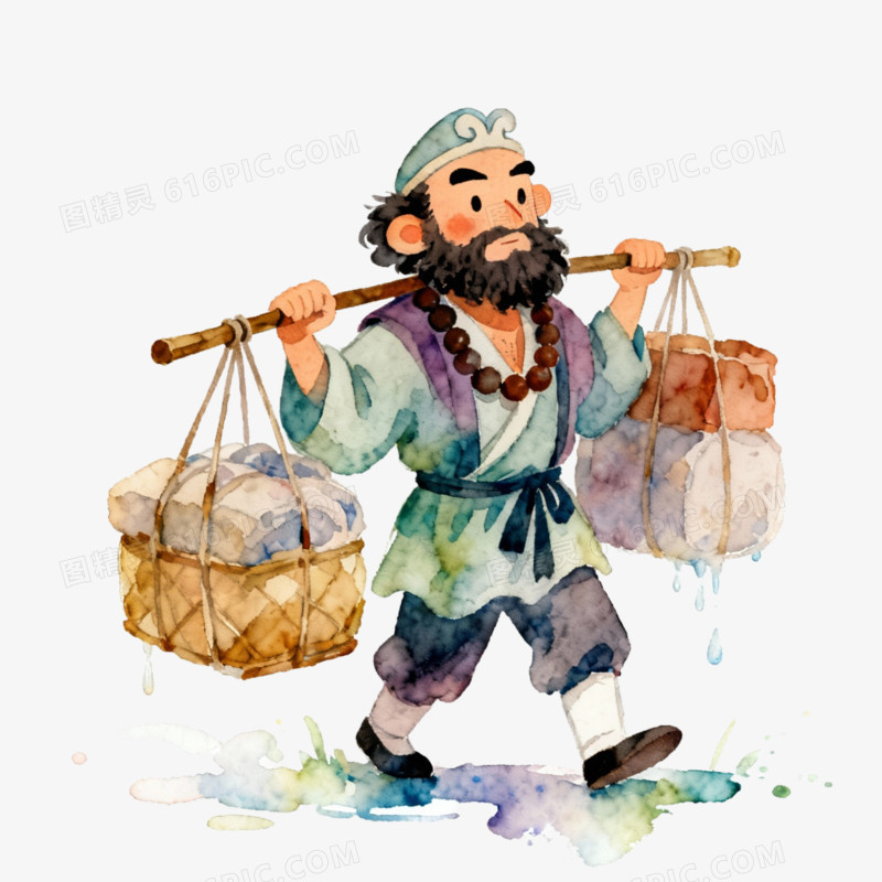 西游记人物沙僧免抠元素