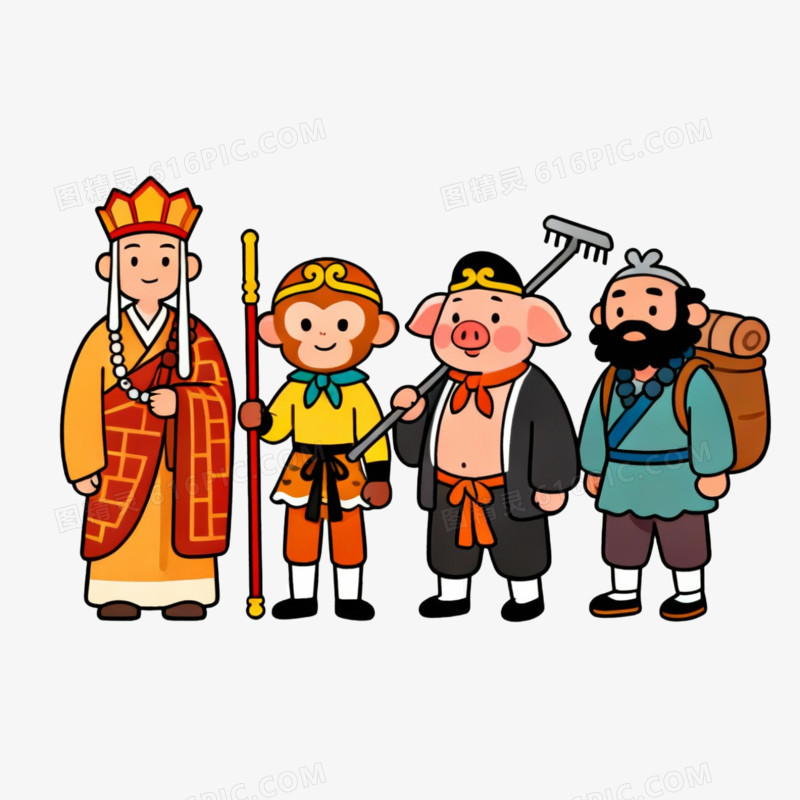 西游记唐僧师徒免抠元素