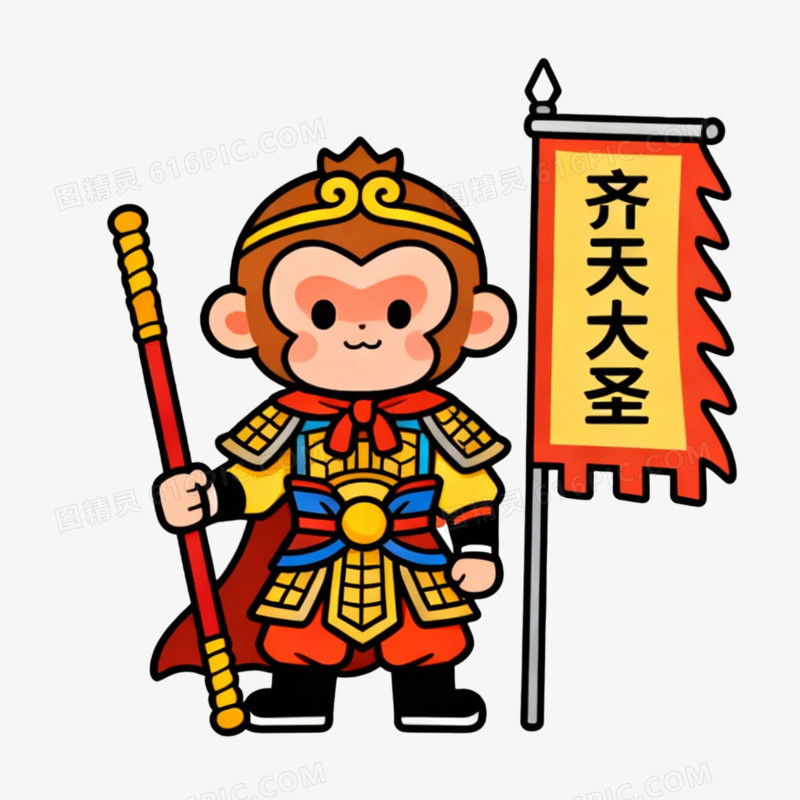 西游记人物孙悟空免抠元素