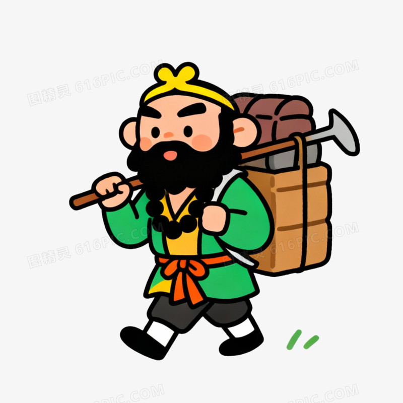 西游记人物沙僧免抠元素